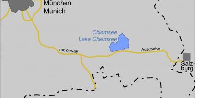 Kaart ofmunich meren 