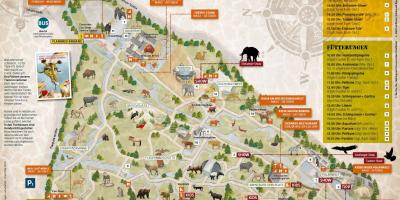 Kaart van münchen dierentuin