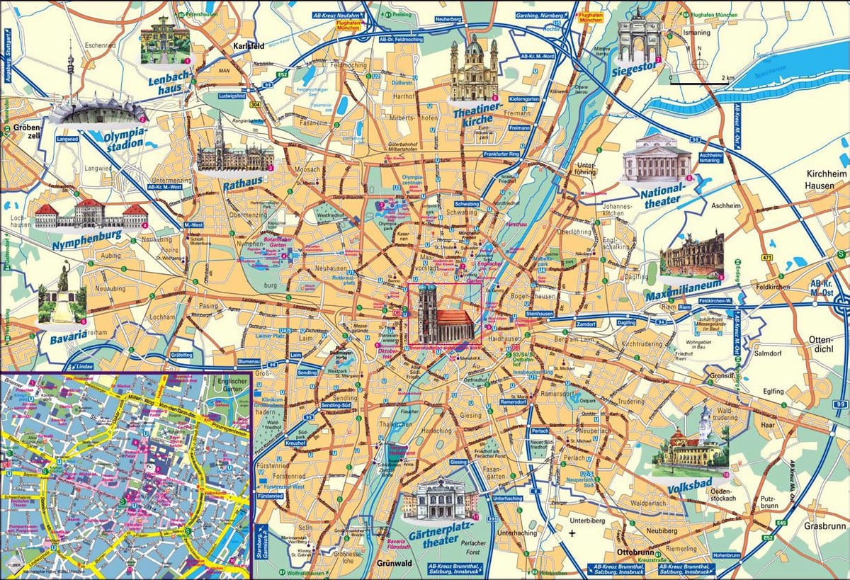 kaart van münchen