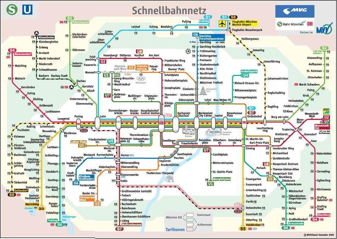 metro kaart munchen
