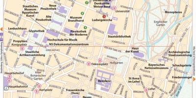 Kaart van de gay münchen