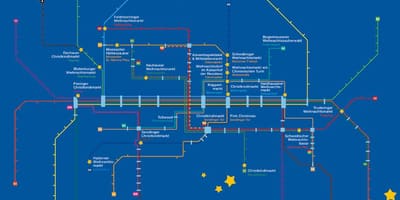 Kaart van münchen kerstmarkten