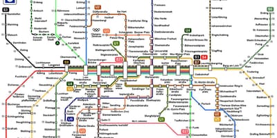 München s8 trein kaart