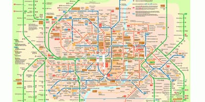 München openbaar vervoer kaart