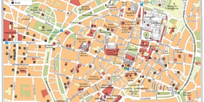 München wandelkaart